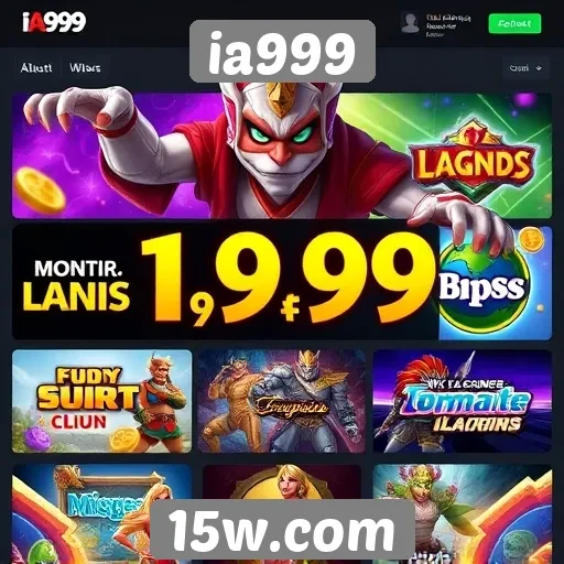 Jogos populares disponíveis no ia999